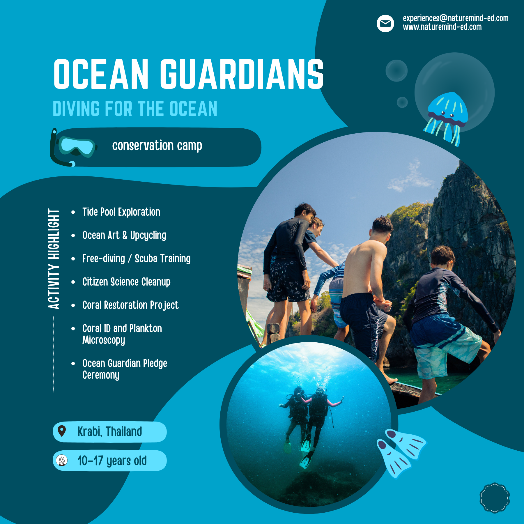 THE OCEAN GUARDIANS – Diving for ocean conservation camp